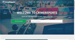 Desktop Screenshot of crimereports.com