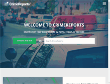 Tablet Screenshot of crimereports.com